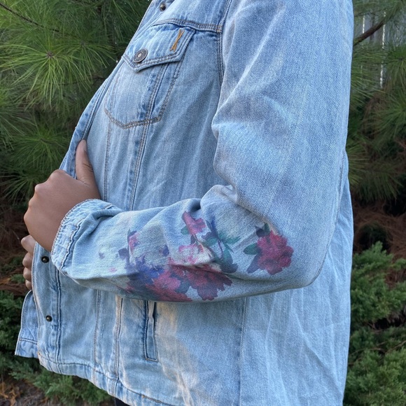 NWT Vintage America Denim Jacket - Picture 3 of 5